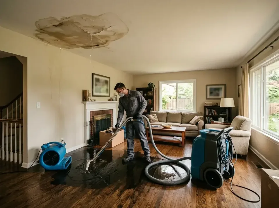 attic-pipe-burst-ceiling-drip-008 — frequently asked questions, Water Damage Restoration & Carpet Care in Sammamish, WA